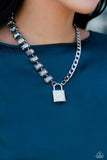 Lock and Roll Silver Necklace