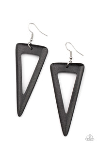 Bermuda Backpacker Black Earring