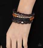 Outdoor Retreat Black Bracelet